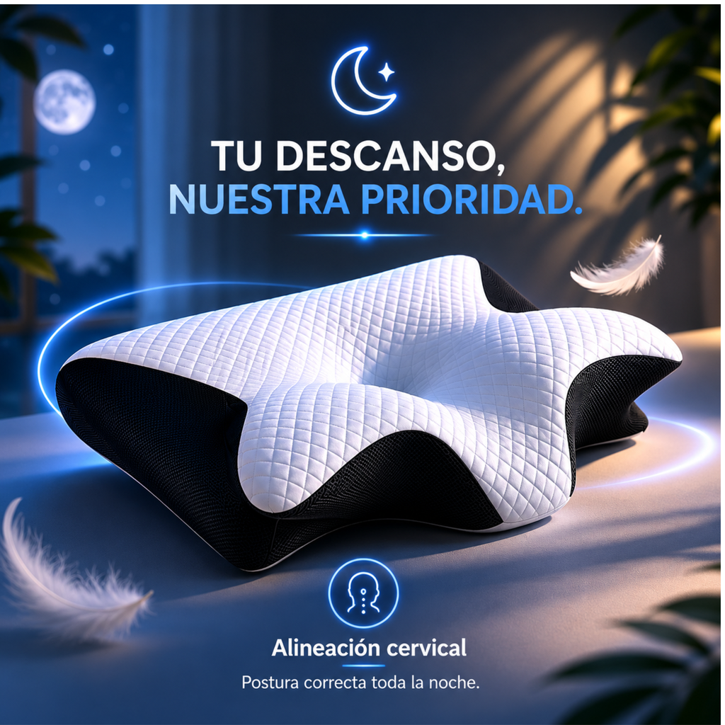 Almohada ergonomica visoelastica